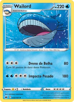 Wailord 032 Realeza Absoluta