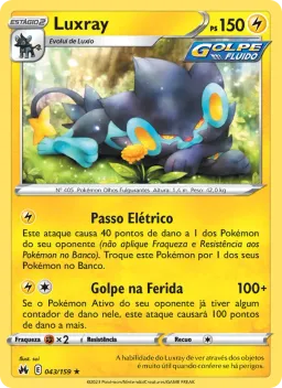 Luxray 043 Realeza Absoluta