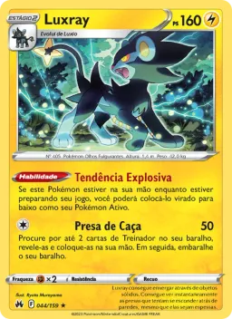 Luxray 044 Realeza Absoluta