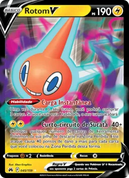 Rotom V 045 Realeza Absoluta