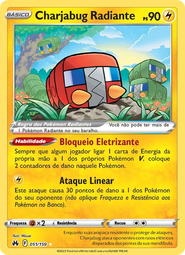 Charjabug Radiante 051/159 Realeza Absoluta