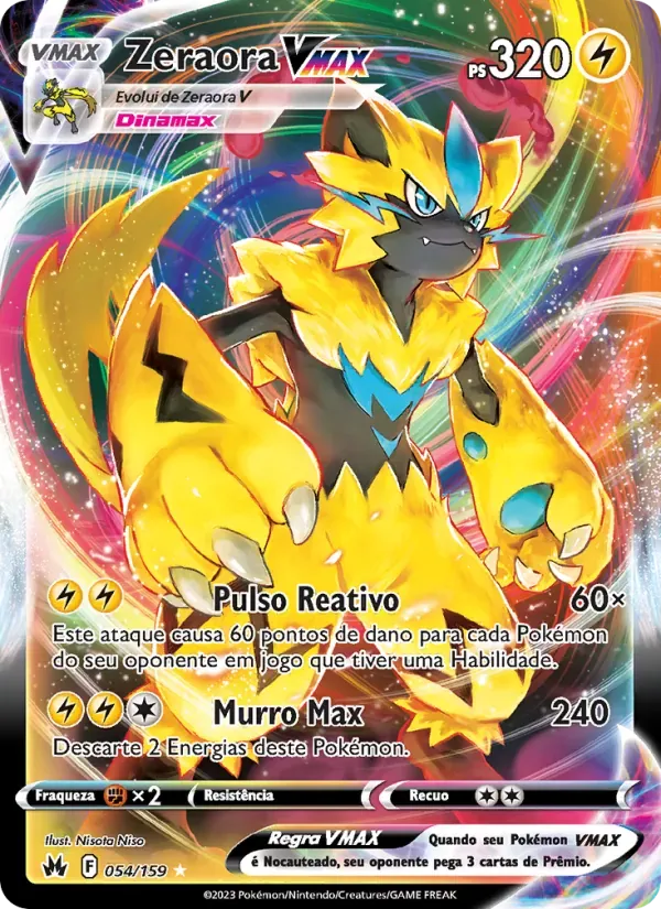 Zeraora VMAX 054/159 Realeza Absoluta
