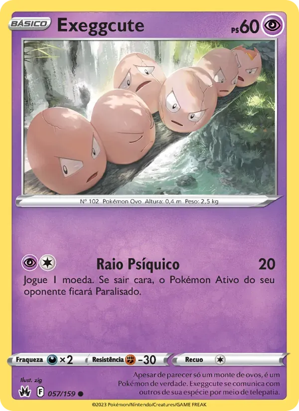 Exeggcute 057/159 Realeza Absoluta