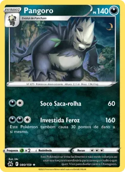 Pangoro 080 Realeza Absoluta