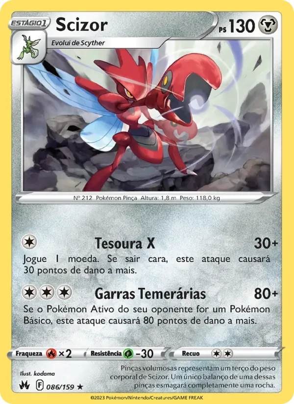 Scizor 086/159 Realeza Absoluta