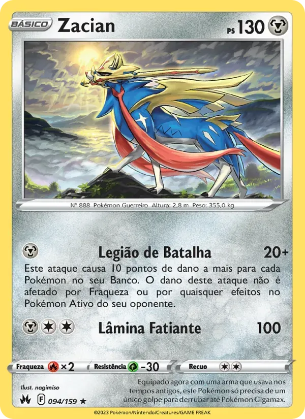 Zacian 094/159 Realeza Absoluta