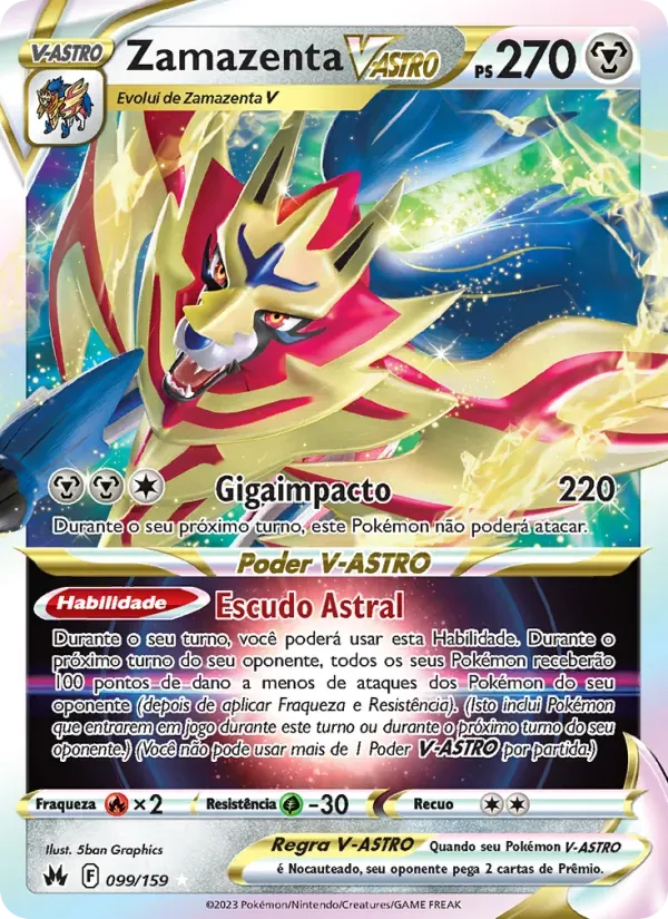 Zamazenta V-ASTRO 099/159 Realeza Absoluta