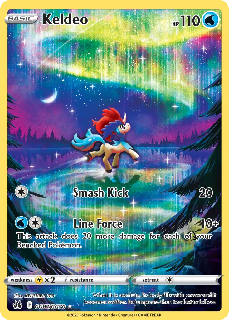Keldeo GG07/70 Realeza Absoluta Galeria de Galar