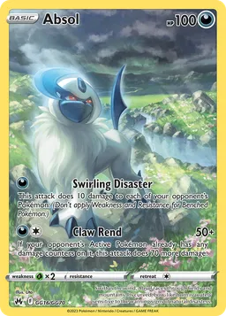 Absol GG16 Realeza Absoluta Galeria de Galar
