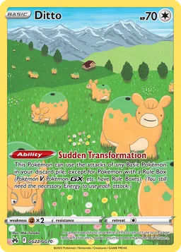 Ditto GG22 Realeza Absoluta Galeria de Galar