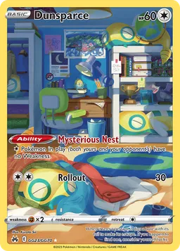 Dunsparce GG23 Realeza Absoluta Galeria de Galar