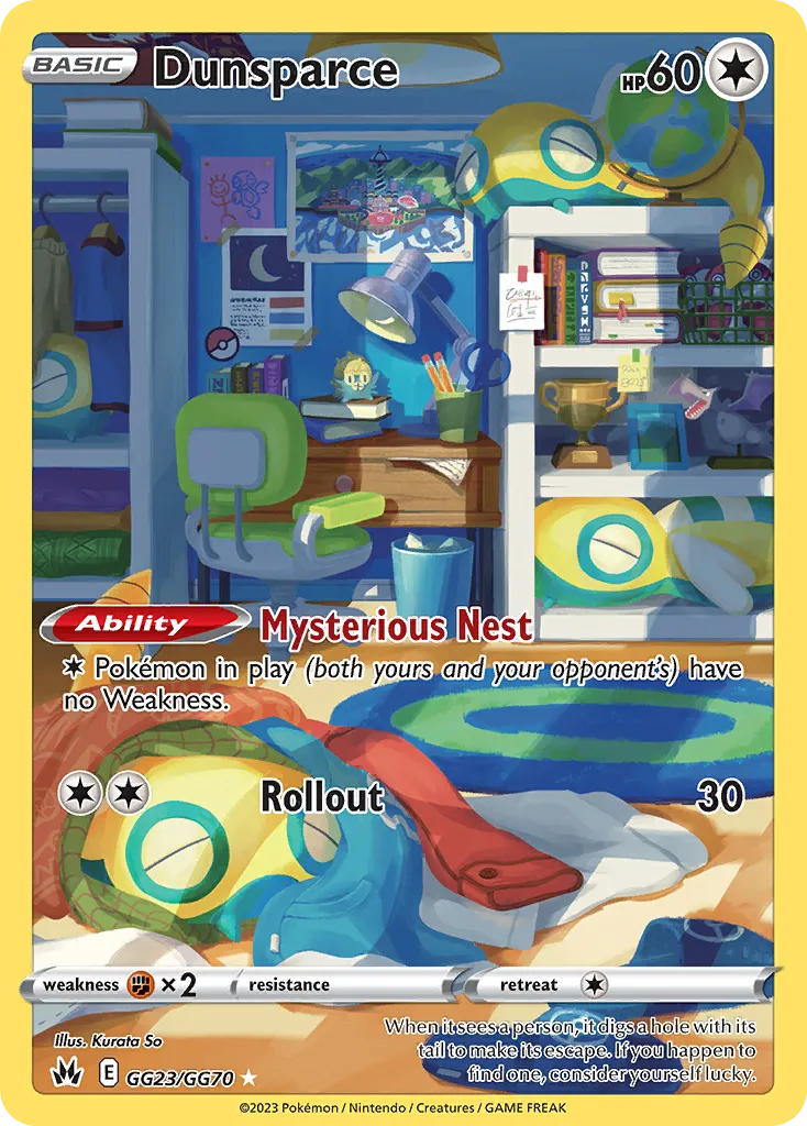 Dunsparce GG23/70 Realeza Absoluta Galeria de Galar