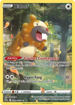 Bidoof GG29 Realeza Absoluta Galeria de Galar