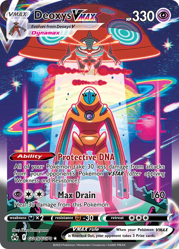 Deoxys VMAX GG45/70 Realeza Absoluta Galeria de Galar