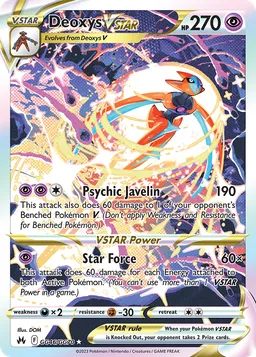 Deoxys V-ASTRO GG46 Realeza Absoluta Galeria de Galar