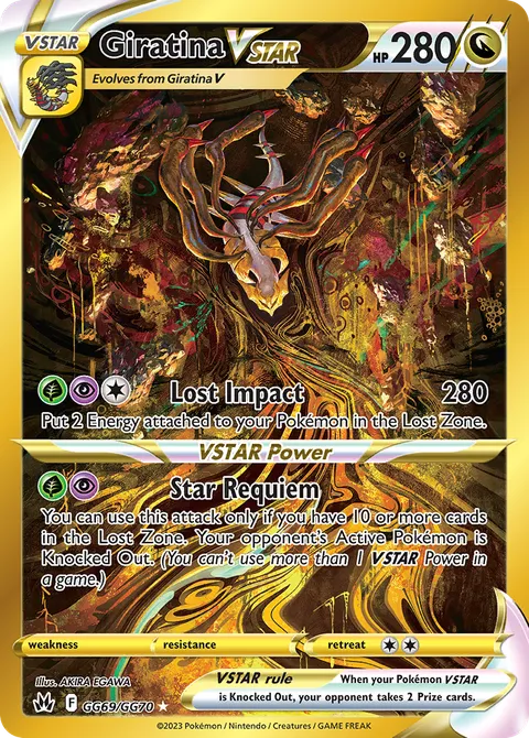 Giratina V-ASTRO GG69/70