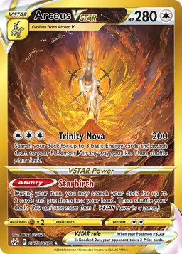 Arceus V-ASTRO GG70 Realeza Absoluta Galeria de Galar