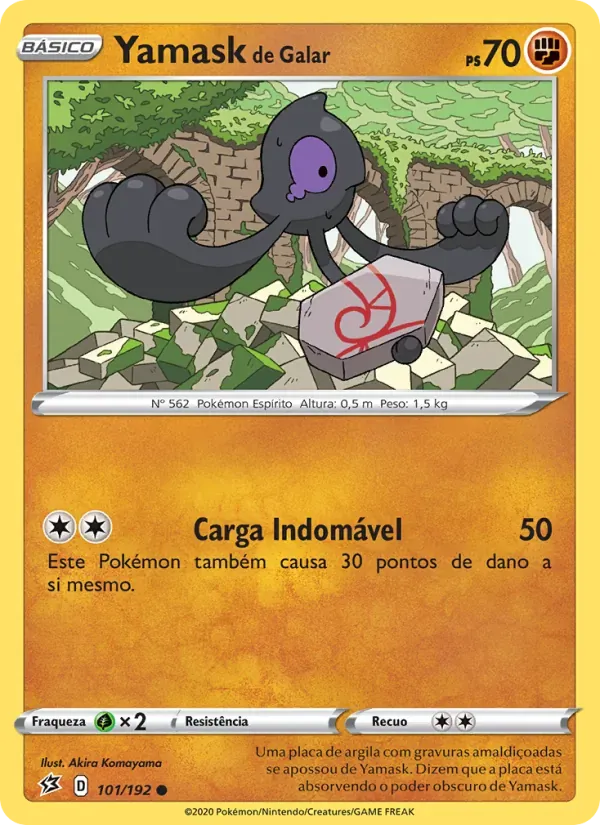Yamask de Galar 101/192 Rixa Rebelde