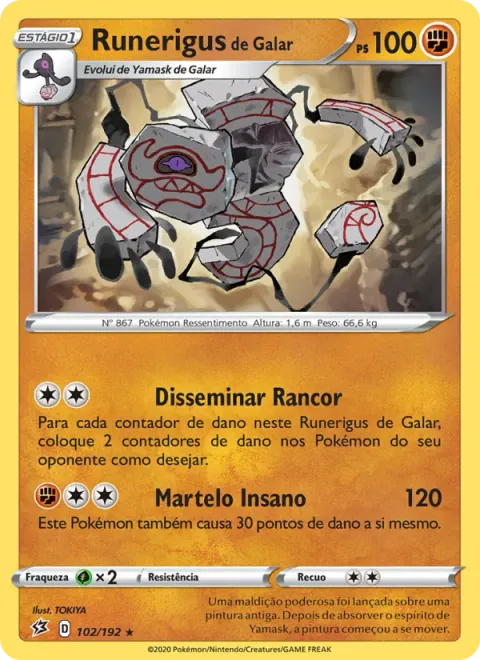 Runerigus de Galar 102/192
