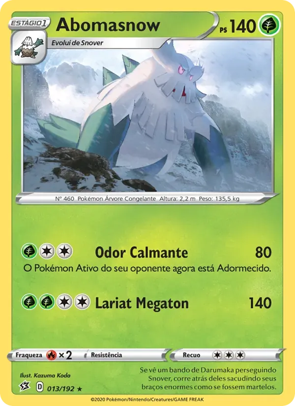 Abomasnow 13/192 Rixa Rebelde