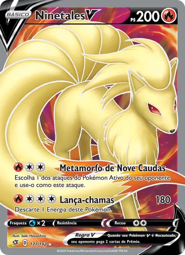 Ninetales V 177/192 Rixa Rebelde