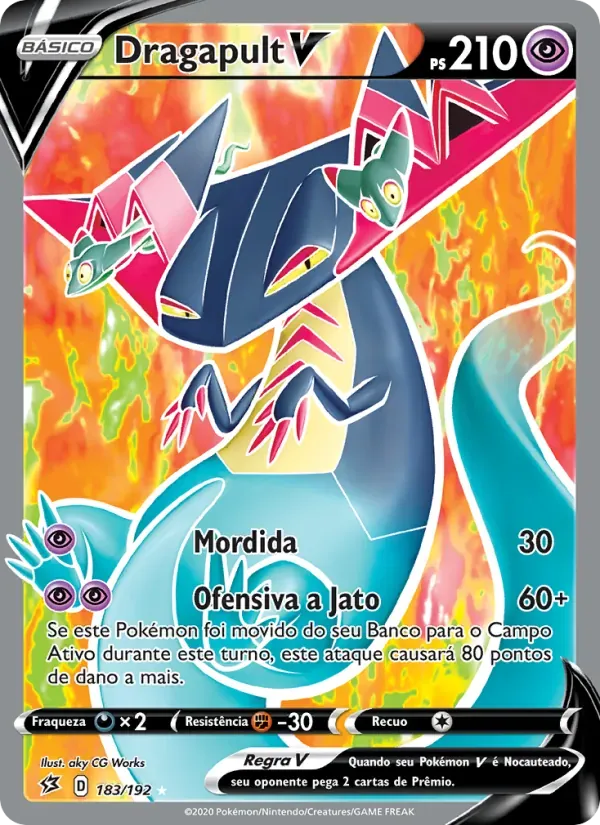 Dragapult V 183/192 Rixa Rebelde