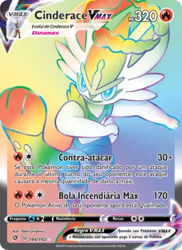 Cinderace VMAX 194 Rixa Rebelde