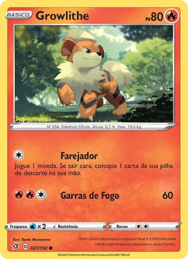 Growlithe 27/192 Rixa Rebelde