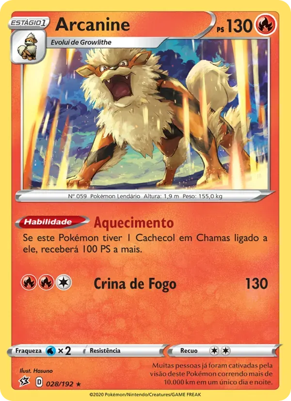 Arcanine 28/192 Rixa Rebelde