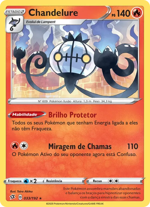 Chandelure 33/192 Rixa Rebelde