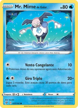 Mr. Mime de Galar 37 Rixa Rebelde