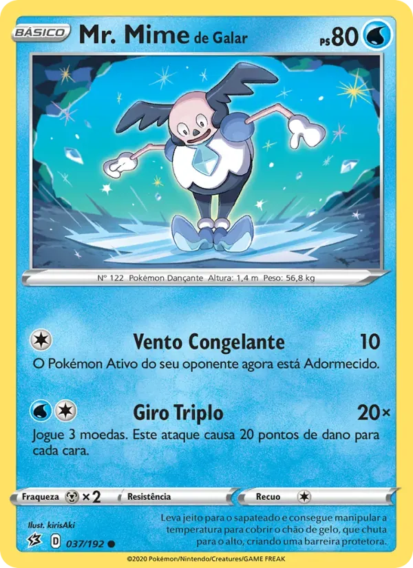 Mr. Mime de Galar 37/192 Rixa Rebelde