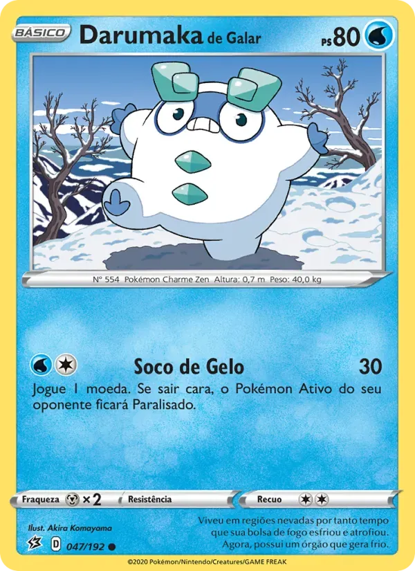 Darumaka de Galar 47/192 Rixa Rebelde