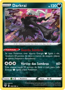 Darkrai 105 Escuridão Incandescente