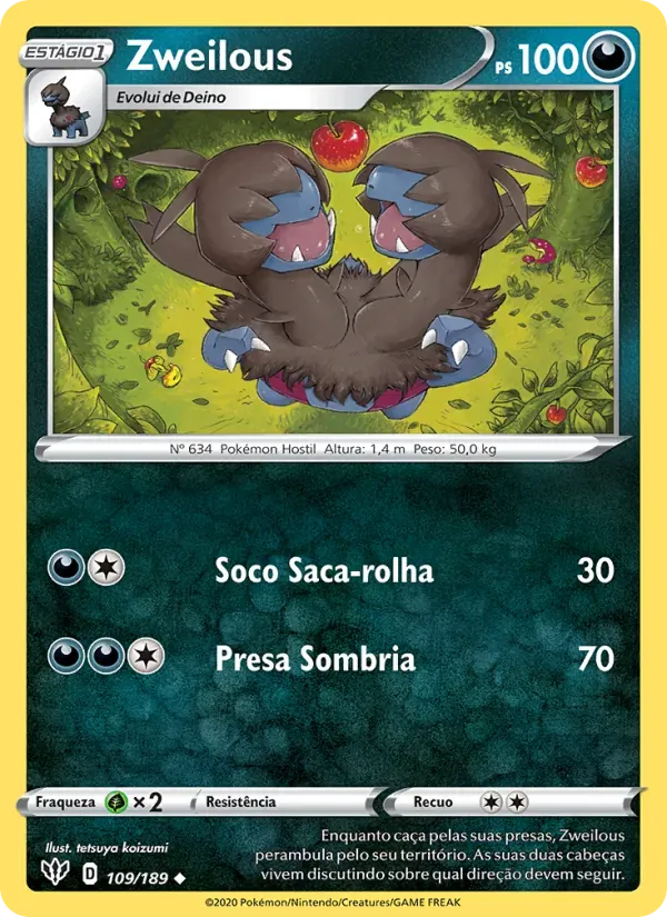 Zweilous 109/189 Escuridão Incandescente