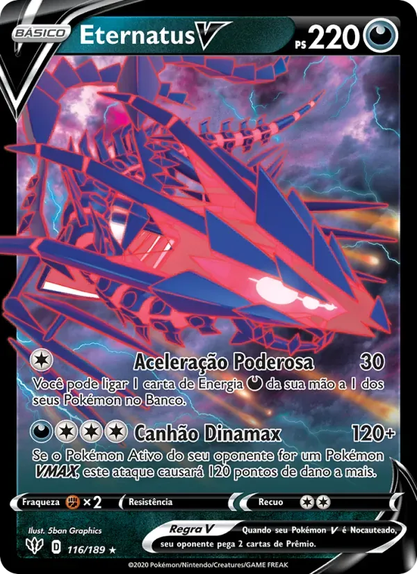 Eternatus V 116/189 Escuridão Incandescente