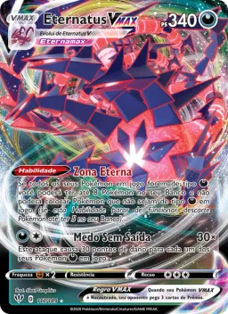 Eternatus VMAX 117 Escuridão Incandescente