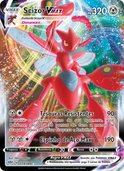 Scizor VMAX 119 Escuridão Incandescente