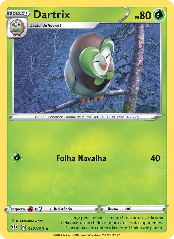 Dartrix 12/189 Escuridão Incandescente