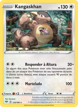 Kangaskhan 133 Escuridão Incandescente