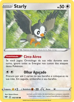 Starly 145 Escuridão Incandescente