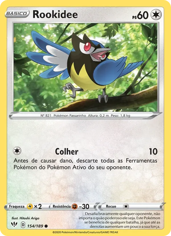 Rookidee 154/189 Escuridão Incandescente