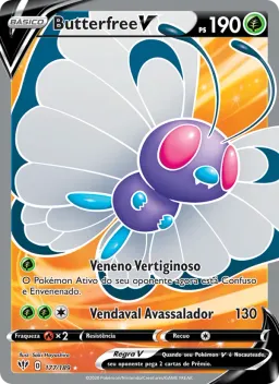 Butterfree V 177 Escuridão Incandescente