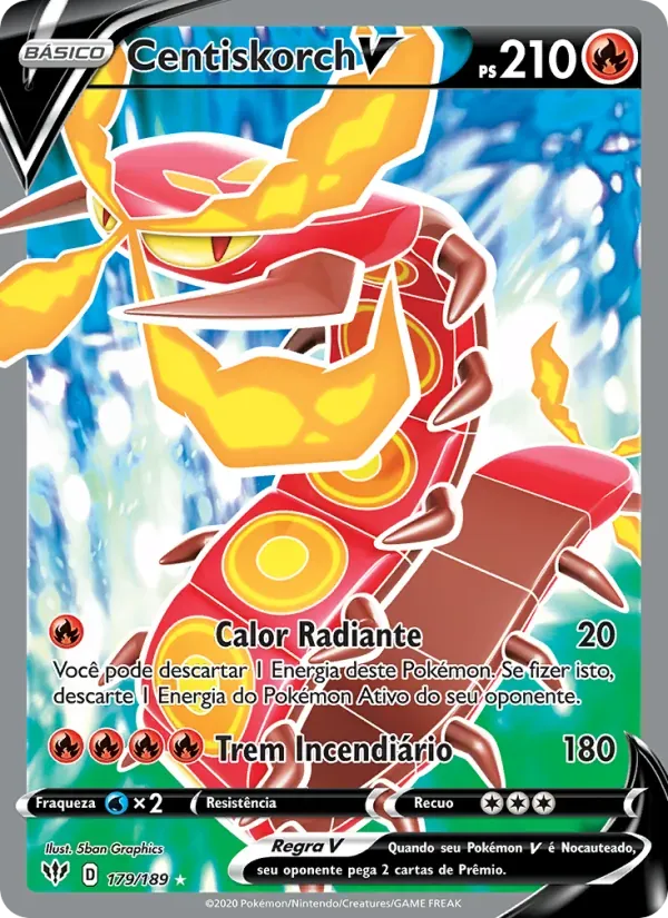Centiskorch V 179/189 Escuridão Incandescente