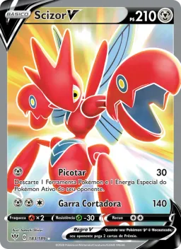 Scizor V 183 Escuridão Incandescente