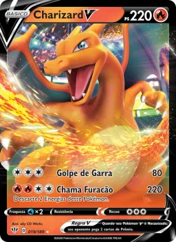 Charizard V 19 Escuridão Incandescente