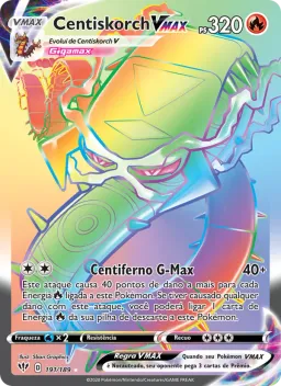 Centiskorch VMAX 191 Escuridão Incandescente