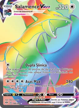 Salamence VMAX 194 Escuridão Incandescente