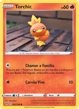 Torchic 22 Escuridão Incandescente