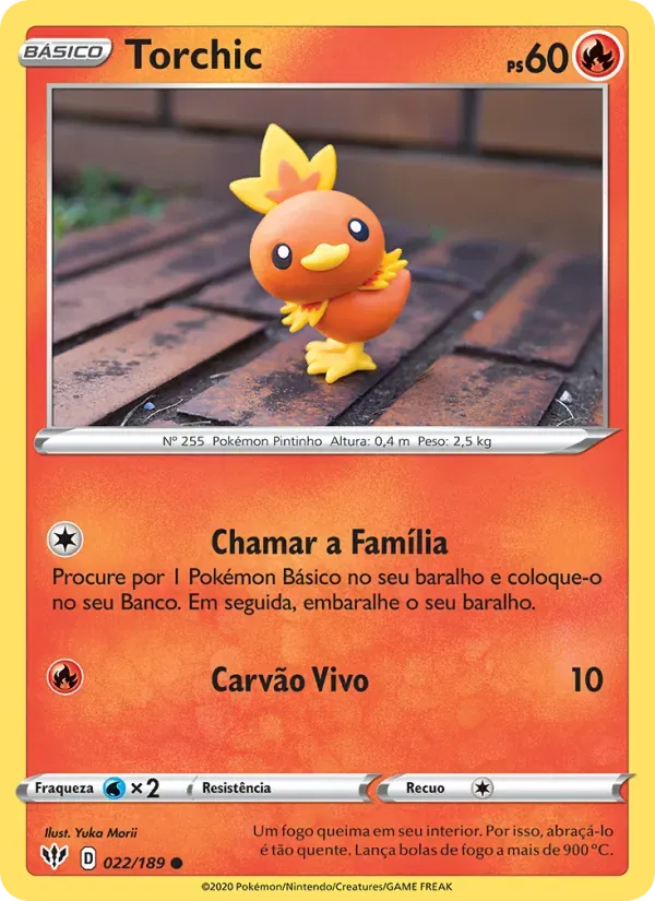 Torchic 22/189 Escuridão Incandescente